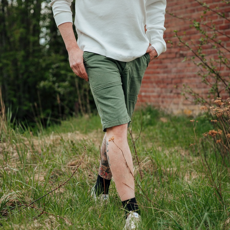 Fatigue Shorts Army Green